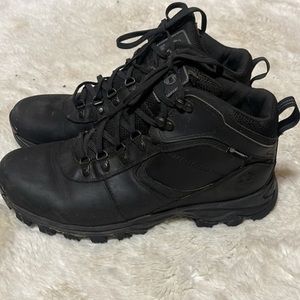 Timberland Men's Mt. Maddsen Mid Waterproof Hiking Boots Black 12